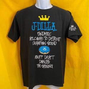 Stüssy J Dilla Exclusive Collab Detroit Donuts M